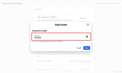 Cara Isi Saldo Facebook Ads